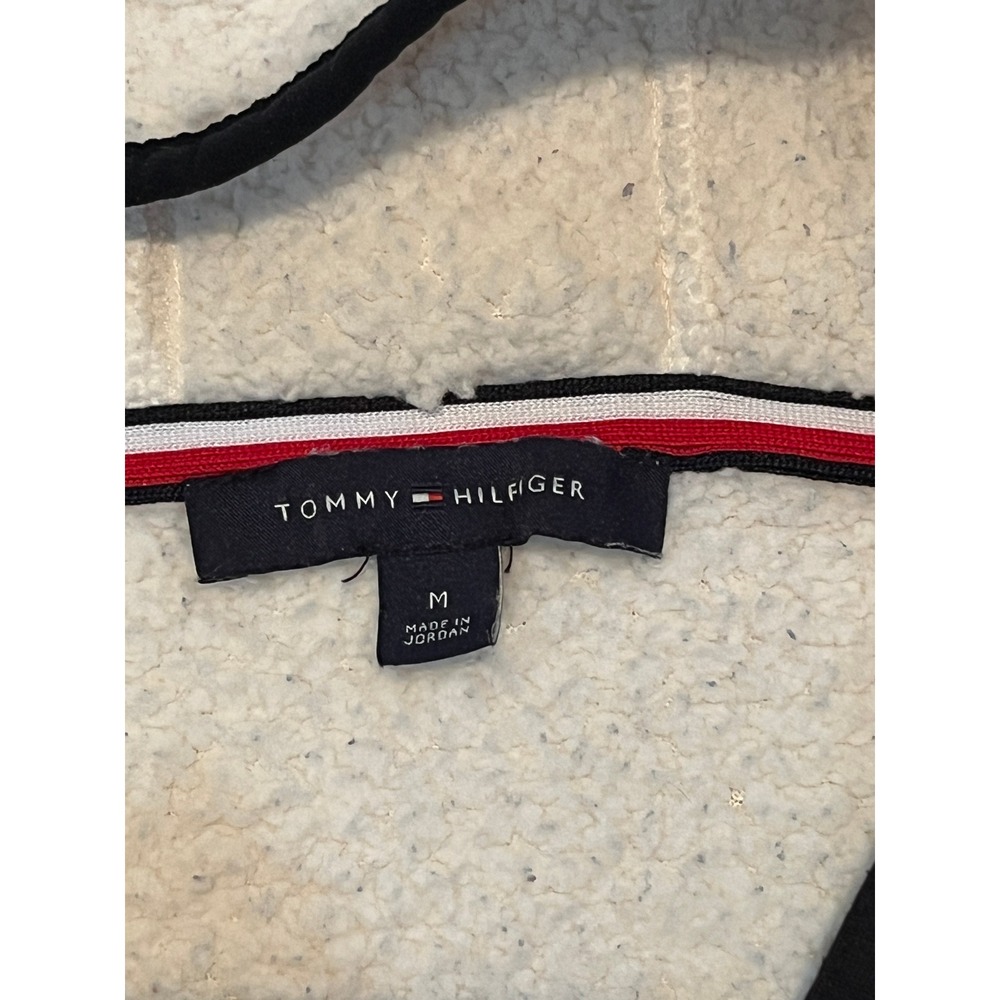 Tommy Hilfiger Qtr Zip Hoodie Womens Medium White Sherpa Fleece Pullover Cozy - Picture 5 of 9